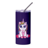 Adorable Rainbow Unicorn Insulated Tumbler Cute product